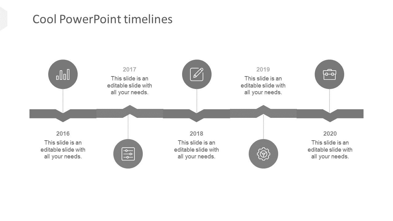 Free - Creative Cool PowerPoint Timelines Presentation